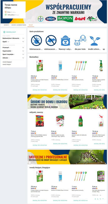 Sklep allegro 2025/ szablon allegro / grafika allegro banner