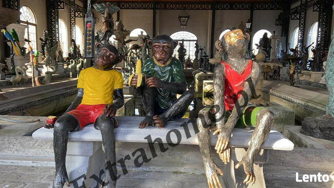 Myśliciel H185cm Rzeźba figura z brązu najbardziej znana na