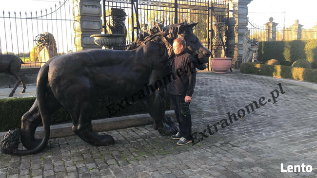Myśliciel H185cm Rzeźba figura z brązu najbardziej znana na