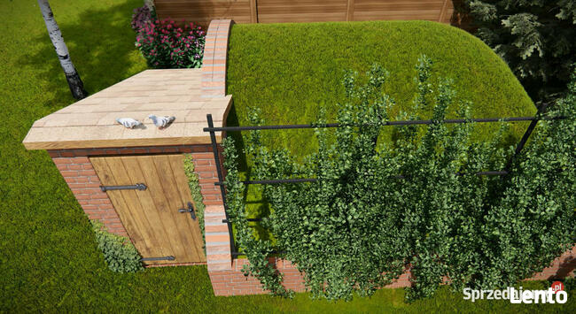 Piwniczka na wino, owoce, ziemianka