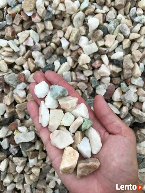 KOLOROWA MARIANNA Biała Kamień do Ogrodu Grys Żwir Wawer