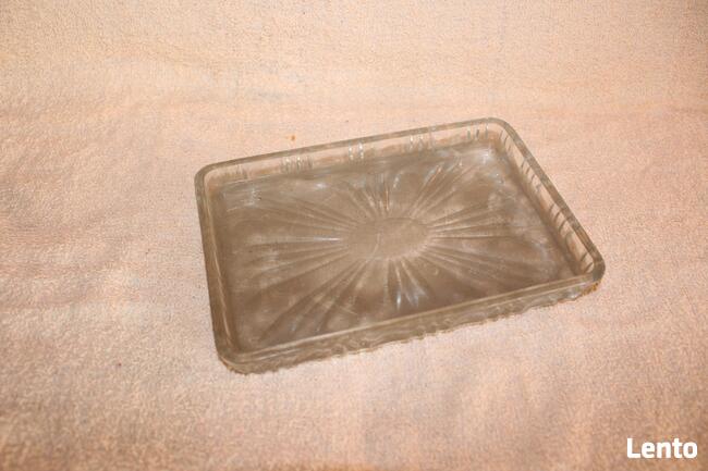 Półmisek Prostokątny Kryształ Szkło HSG Ząbkowice PRL Unikat