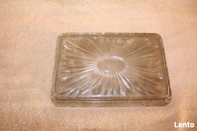 Półmisek Prostokątny Kryształ Szkło HSG Ząbkowice PRL Unikat
