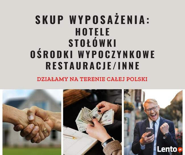 Skup WYPOSAŻENIA WSZELKIEGO TYPU - CAŁY KRAJ