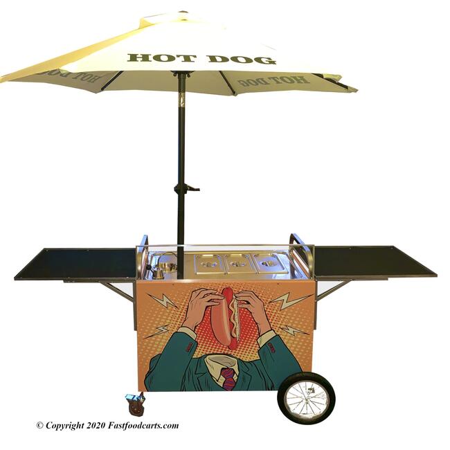 Wózek gastronomiczny hot dog bezprądowy nowy wysyłka sanepi