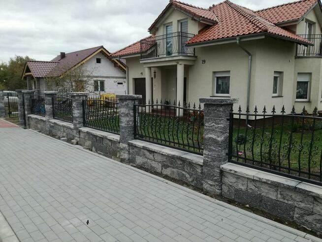 Klasyczne Ogrodzenie Metalowe Ocynkowane Kute Brama Furtka