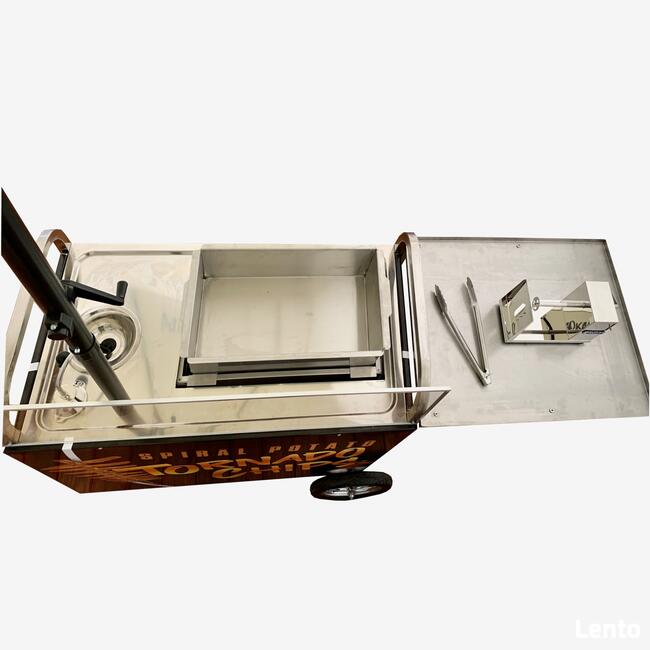 Wózek gastronomiczny Chipstix zakręcona frytka gaz VAT23%