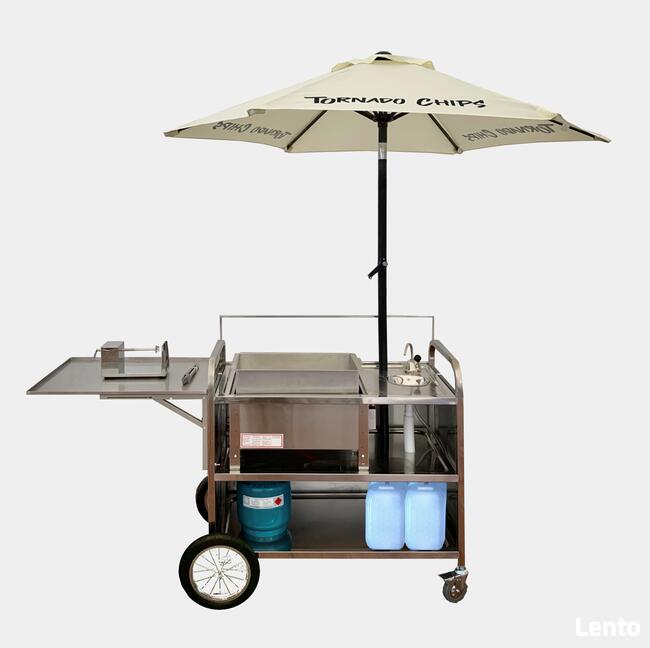 Wózek gastronomiczny Chipstix zakręcona frytka gaz VAT23%