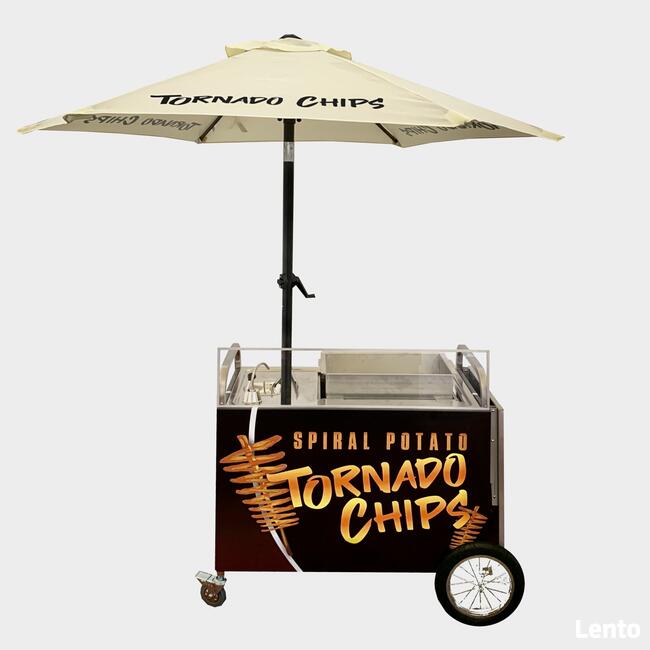 Wózek gastronomiczny Chipstix zakręcona frytka gaz VAT23%