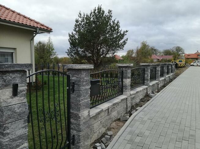 Klasyczne Ogrodzenie Metalowe Ocynkowane Kute Brama Furtka