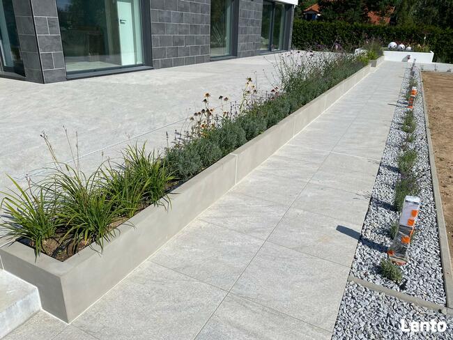 DONICE NA WYMIAR, IMITACJA BETONU, TARASOWE