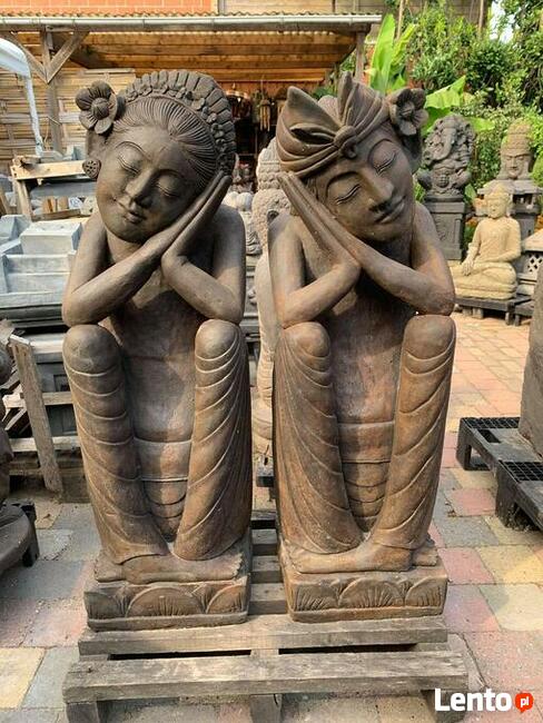 Ganesha H125cm rzeźba z kamienia lawy - Uosabia witalność i