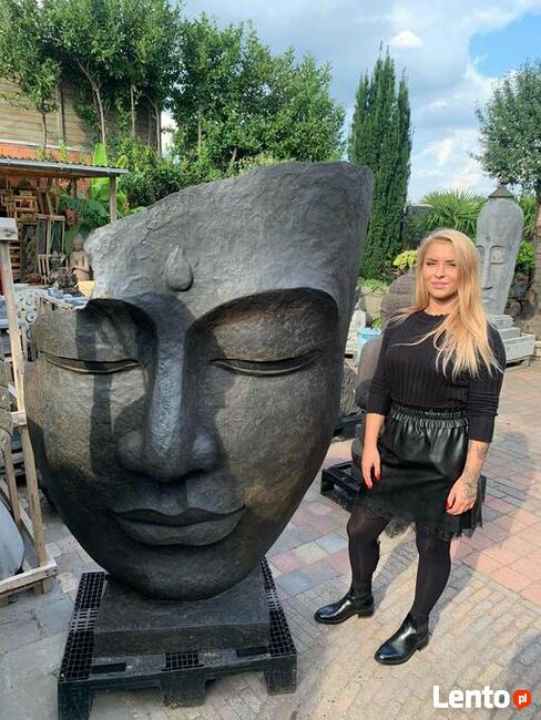 Ganesha H125cm rzeźba z kamienia lawy - Uosabia witalność i