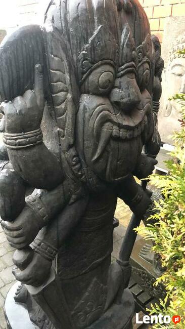 Ganesha H155cm rzeźba z kamienia lawy - Uosabia witalność i