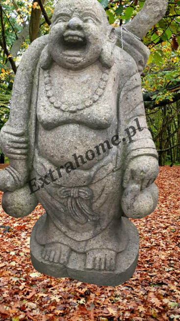 Ganesha H125cm rzeźba z kamienia lawy - Uosabia witalność i