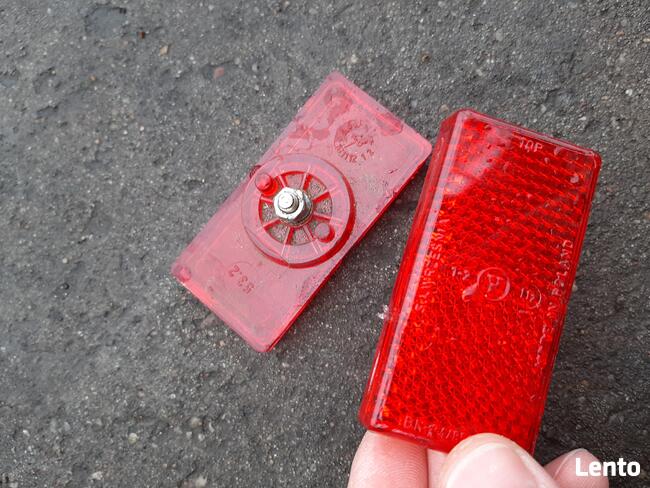 Odblaski okragle trojkaty PRL