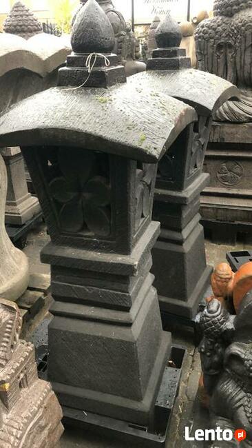 Ganesha H125cm rzeźba z kamienia lawy - Uosabia witalność i