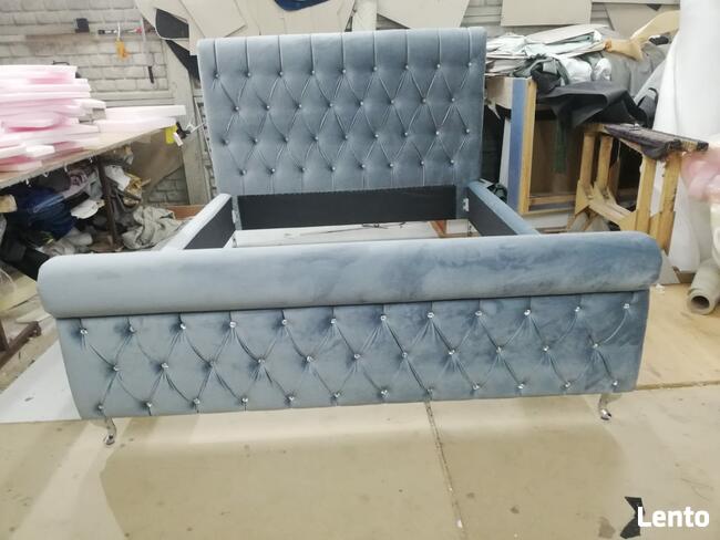 Łóżko mega, hit chesterfield głębokie pikowania, glamour