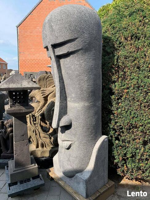 Ganesha H155cm rzeźba z kamienia lawy - Uosabia witalność i