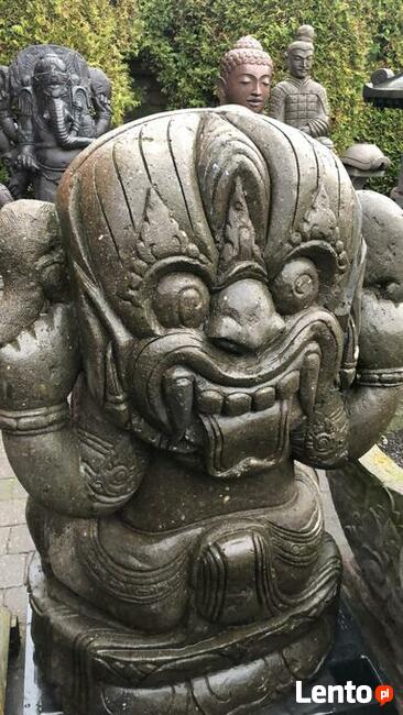 Ganesha H155cm rzeźba z kamienia lawy - Uosabia witalność i