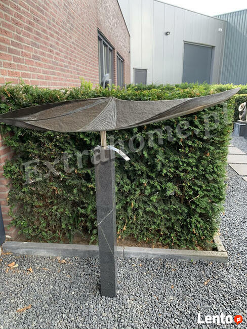 2w1 Lampa Ogrodowa H85cm Zamek jak ze snu rzeźba z kamienia