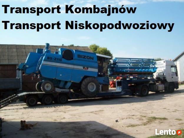 Transport Maszyn Rolniczych Budowlanych Niskopodwoziowy
