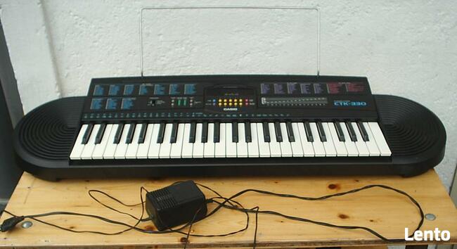 Keyboard Casio CTK-330 z osprzętem