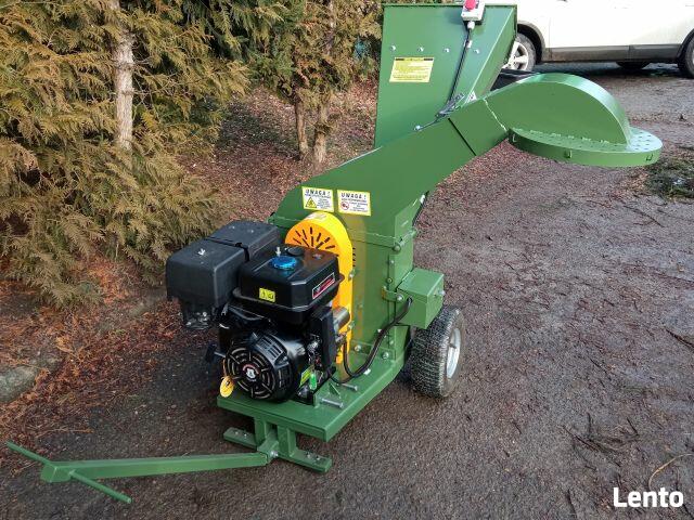 RĘBAK POLEXIM GTS-1000 Z WYRZUTNIKIEM, 3 noże tnące, 15 kM