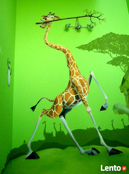 Dekoracje na ścianę do przedszkoli, szkoły - graffiti, malow