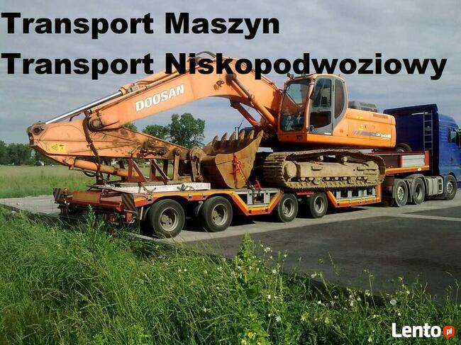 Transport Maszyn Rolniczych Budowlanych Niskopodwoziowy