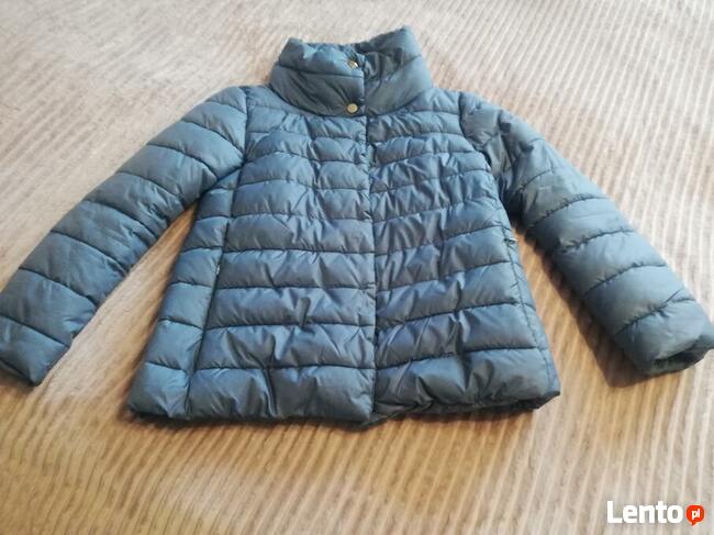 Kurtka damska pikowana niebieska włoska