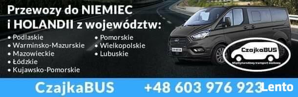Przejazdy busem do niemiec i holandii