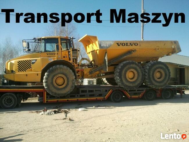 Transport Maszyn Rolniczych Budowlanych Niskopodwoziowy