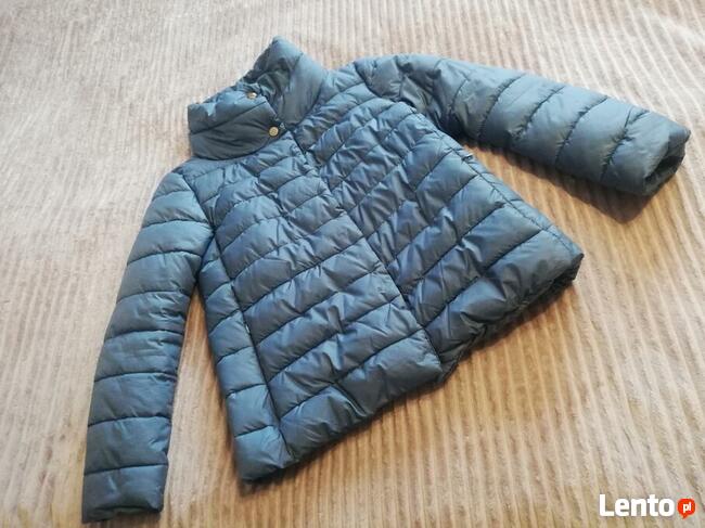 Kurtka damska pikowana niebieska włoska