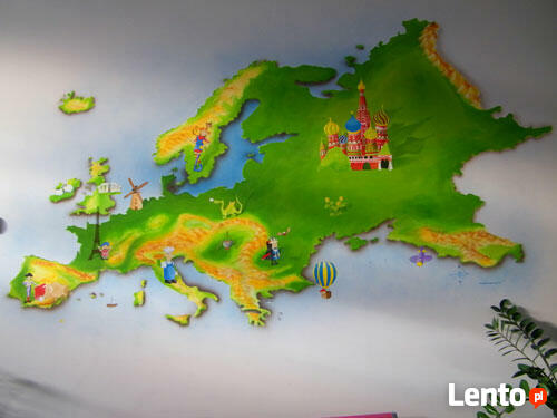 Dekoracje na ścianę do przedszkoli, szkoły - graffiti, malow