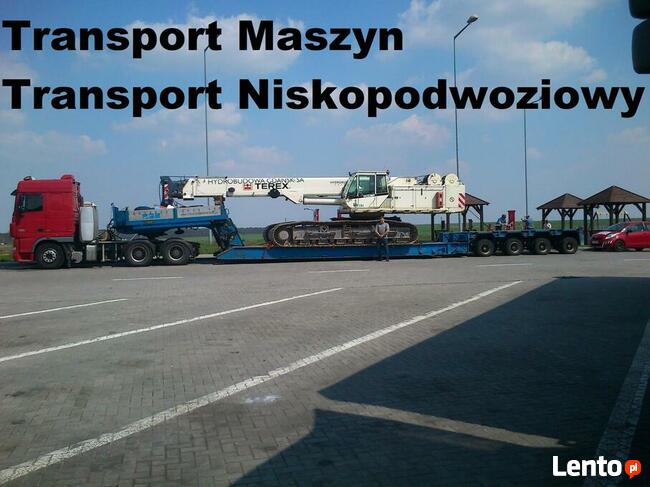 Transport Maszyn Rolniczych Budowlanych Niskopodwoziowy