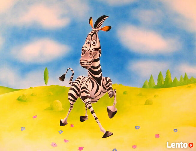 Dekoracje na ścianę do przedszkoli, szkoły - graffiti, malow