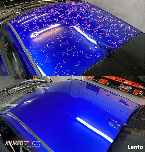 Usuwanie wgnieceń bez lakierowania (PDR) - Kinked Studio