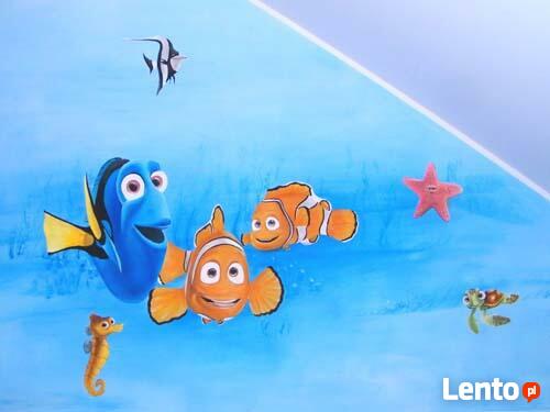 Dekoracje na ścianę do przedszkoli, szkoły - graffiti, malow