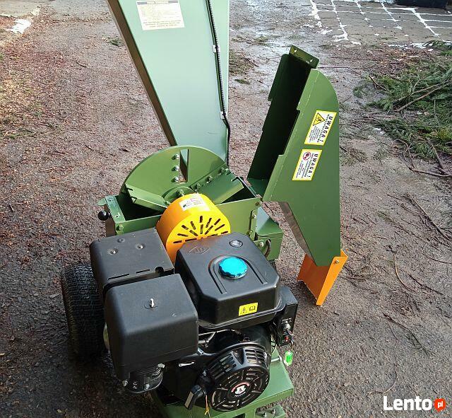 RĘBAK POLEXIM GTS-1000 Z WYRZUTNIKIEM, 3 noże tnące, 15 kM