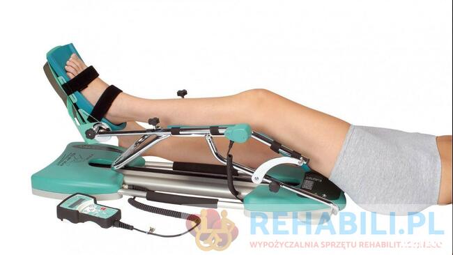 Szyna CPM rehabilitacja kolana Głogów, Artromot, wynajem