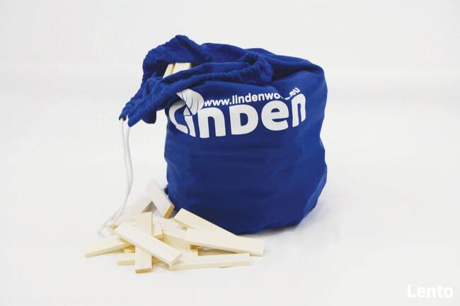 Klocki Linden nie LEGO nie COBI z drewna 300 szt.