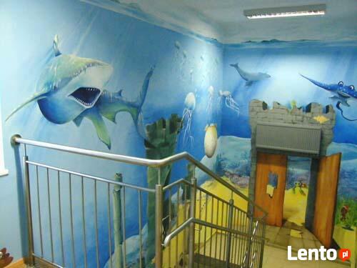 Malunki na ścianę, artystyczne malowanie ścian, murale