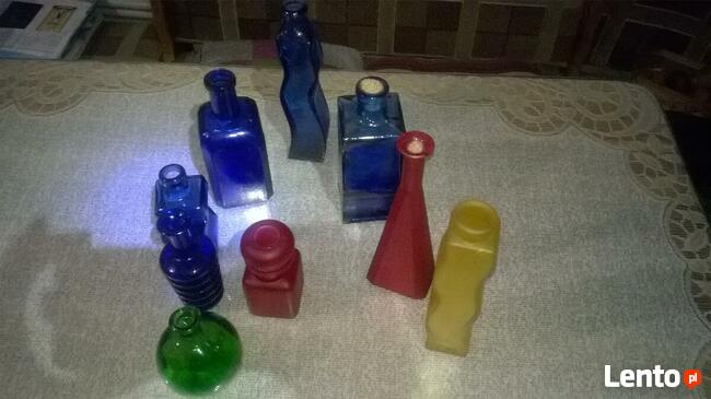 butelki ozdobne różne