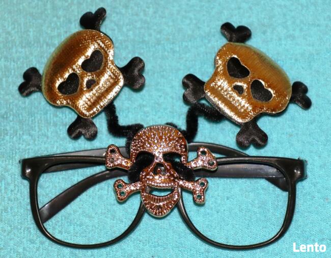 Okulary z czaszkami okulary z czaszką helloween czachy