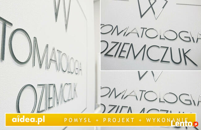 litery ze styroduru 3d, litery przestrze 3d, litery z plexi