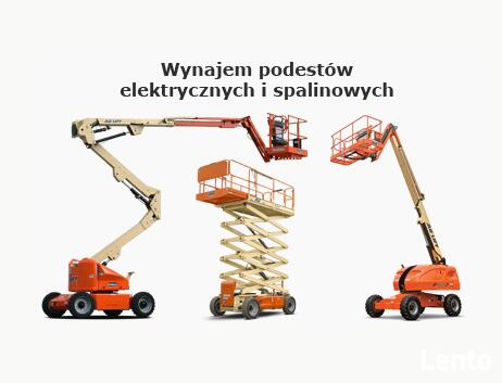 WYNAJEM PODESTÓW ELEKTRYCZNYCH PRZEGUBOWO-TELESKOPOWYCH