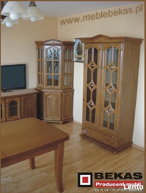 Stylowa Biblioteczka Caro 90` Dąb Rustikal Orzech od Bekas