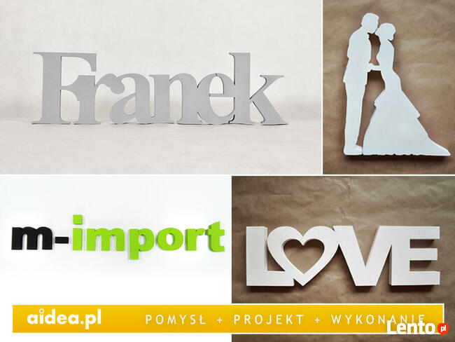 litery ze styroduru 3d, litery przestrze 3d, litery z plexi
