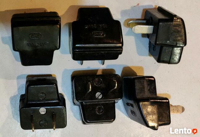 Wtyczka Bakelitowa 24 V 10A A-4 Do Transformator Bezpieczeńs